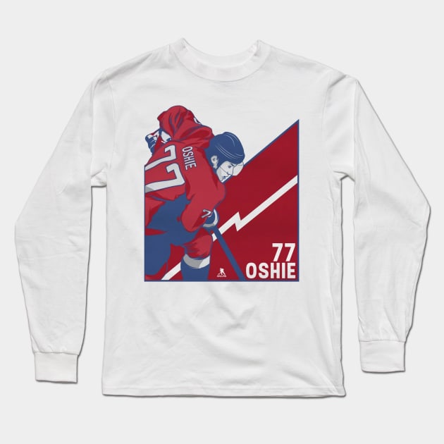 T.J. Oshie Washington Angle Long Sleeve T-Shirt by stevenmsparks